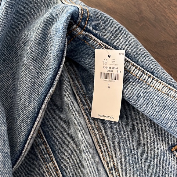 NWT Denim Jacket size L - Picture 2 of 2